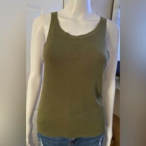 Zara Olive Green Women's Tank Top